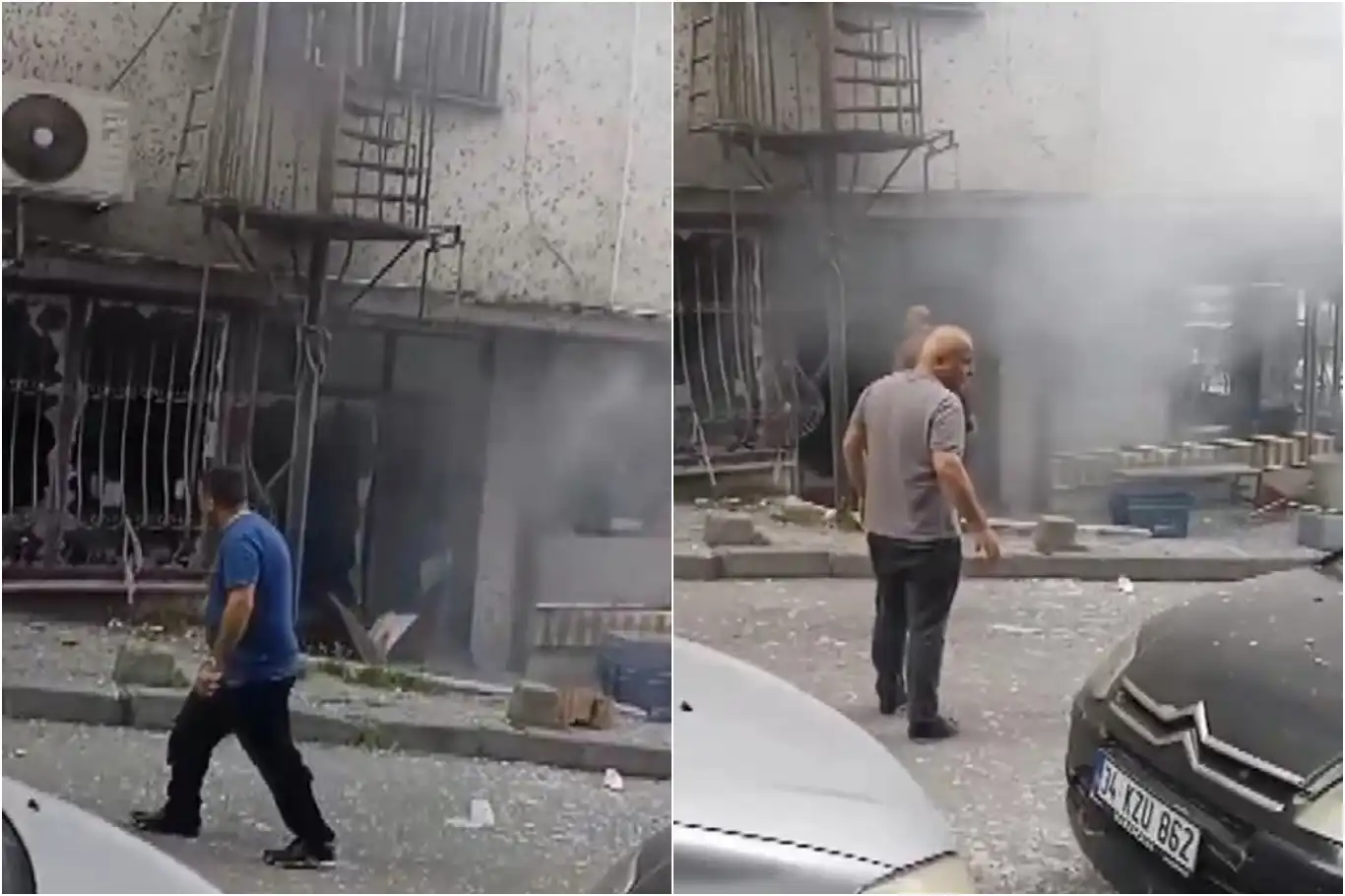 İstanbul'da patlama: Bazı işyeri ve araçlar hasar gördü