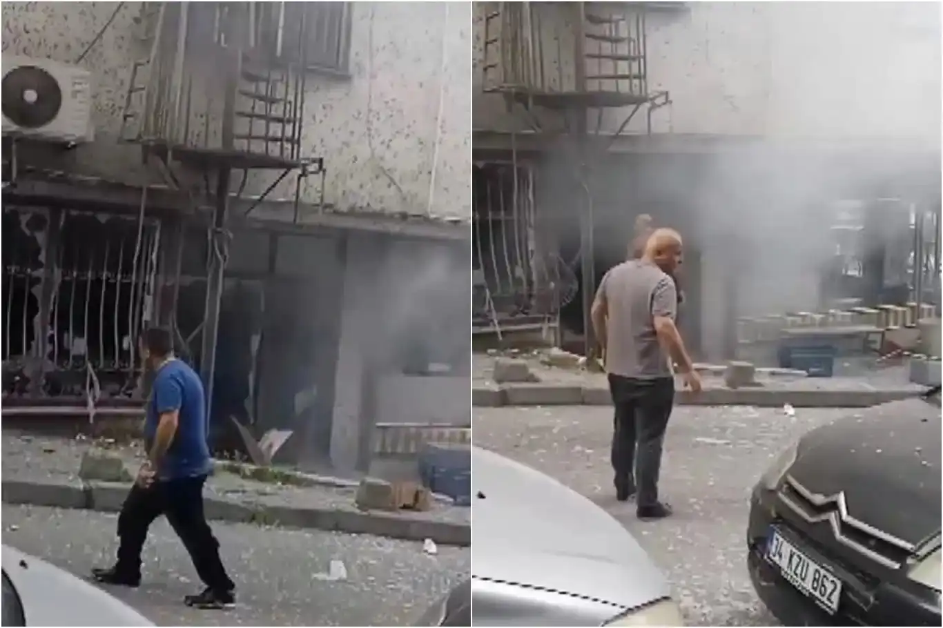 Li Stenbolê teqîn: Hinek dikan û wesayît zerarê dîtin Li Stenbolê teqîn: Hinek dikan û wesayît zerarê dîtin
