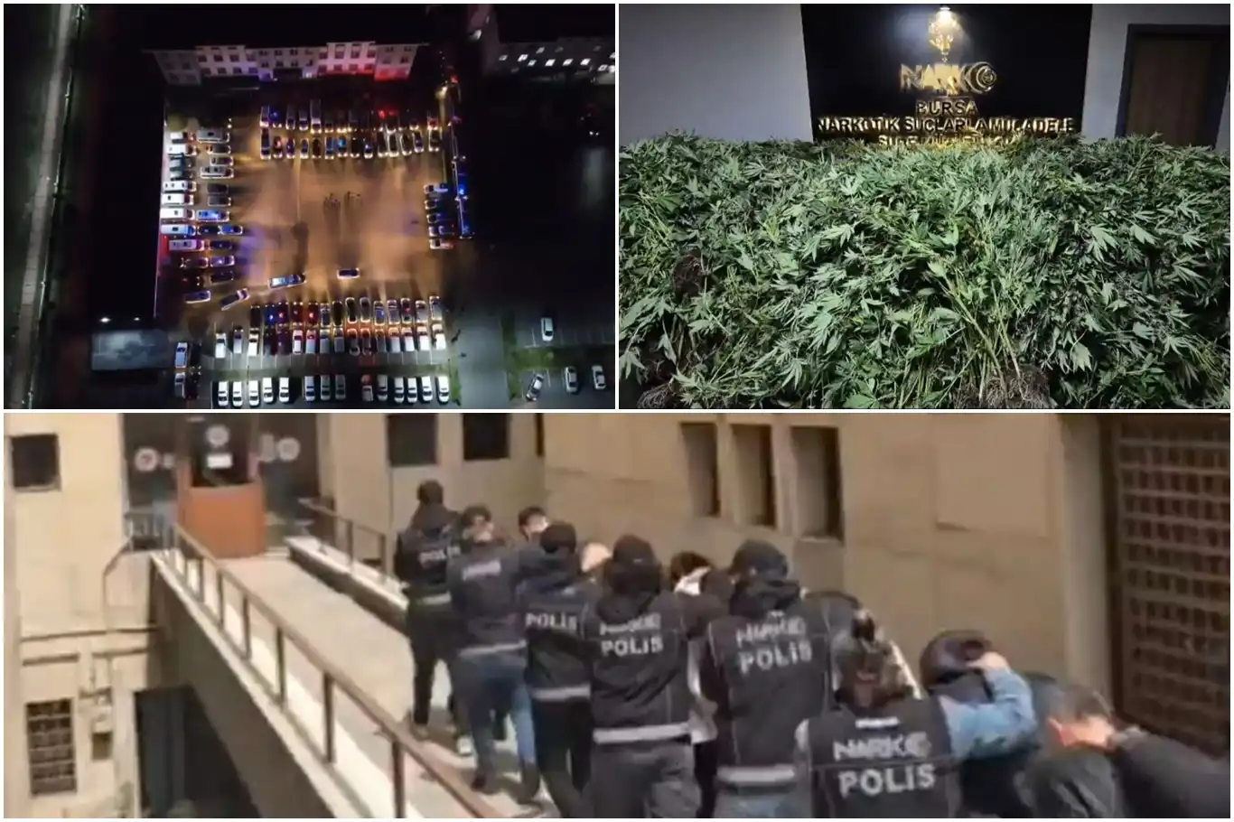 Bursa'da uyuşturucu operasyonu: 34 tutuklama