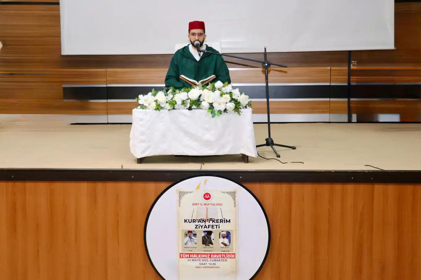 Siirt'te Kur’an-ı Kerim ziyafeti etkinliği Siirt'te Kur’an-ı Kerim ziyafeti etkinliği