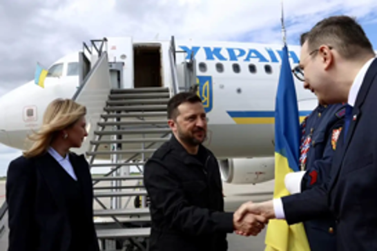 Zelensky arrives in Prague to bolster Czech-Ukrainian military alliance