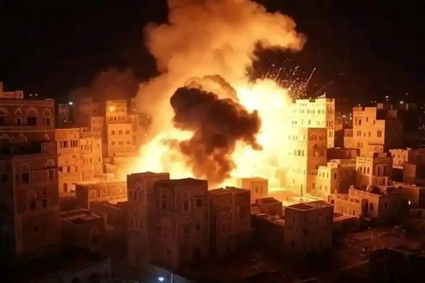 Emrîkaya îşxalker ji Sanaya paytexta Yemenê re 3 êrîşan pêk anît Emrîkaya îşxalker ji Sanaya paytexta Yemenê re 3 êrîşan pêk anît
