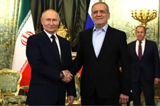 İran Cumhurbaşkanı Pezeşkiyan ile Putin görüştü