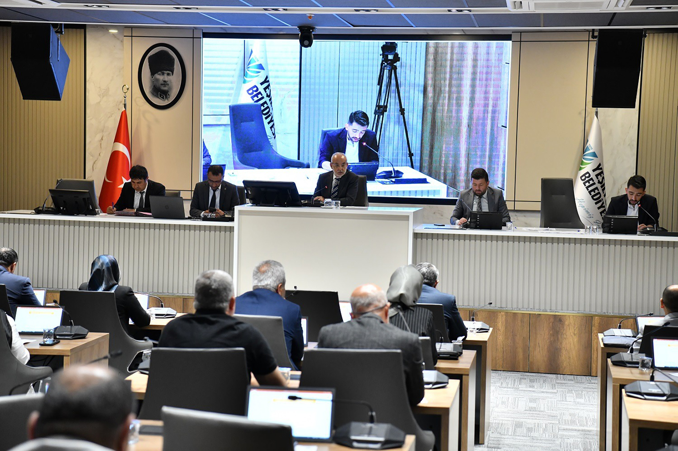 Yeşilyurt Belediye Meclisi, 32 maddeyi karara bağladı Yeşilyurt Belediye Meclisi, 32 maddeyi karara bağladı
