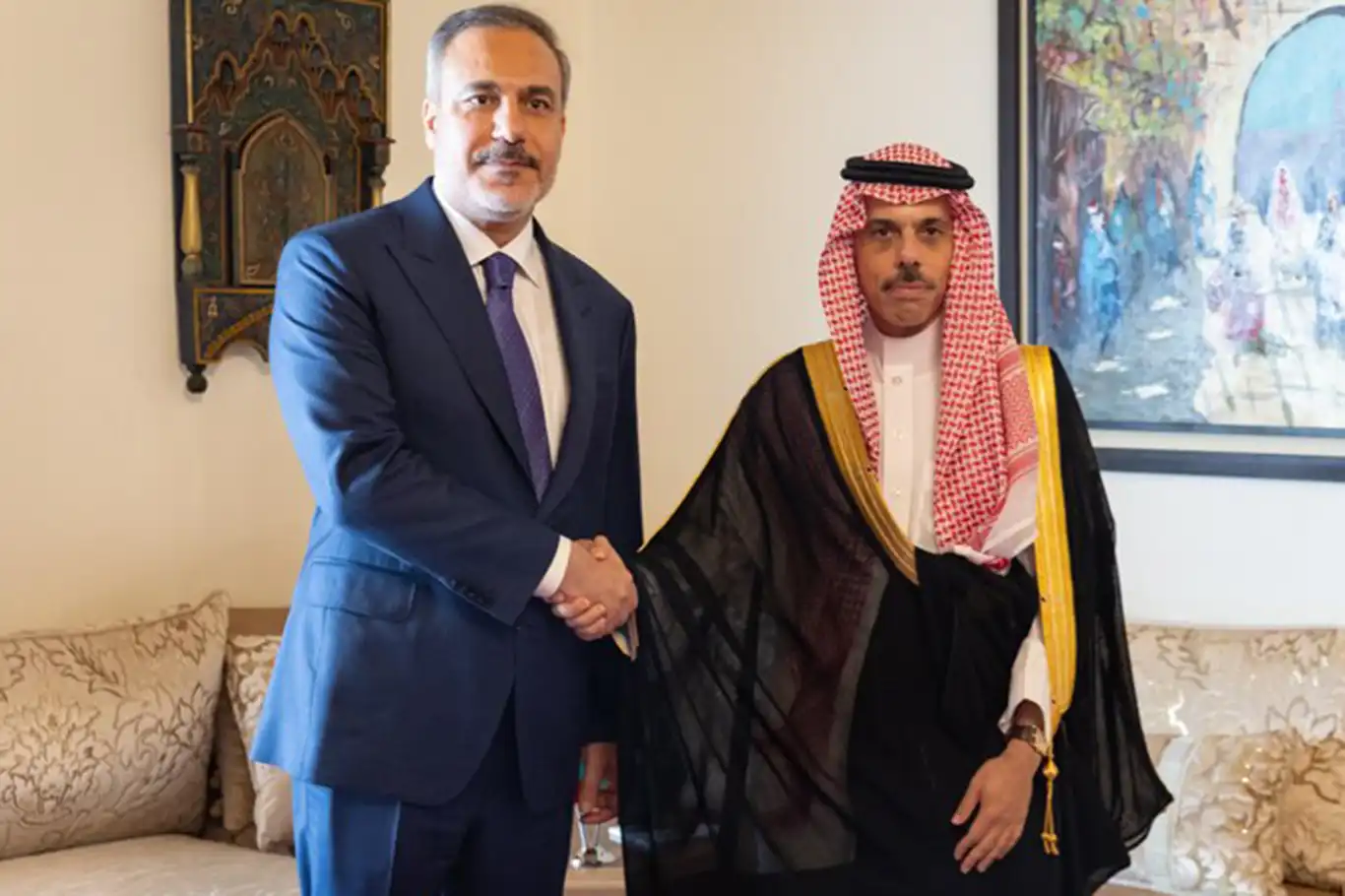 Bakan Fidan Suudi mevkidaşı ile görüştü