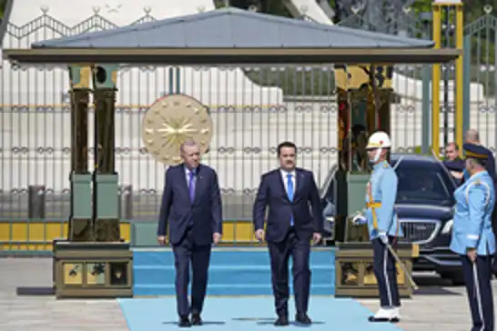 Irak Başbakanı el Sudani Cumhurbaşkanlığı Külliyesinde