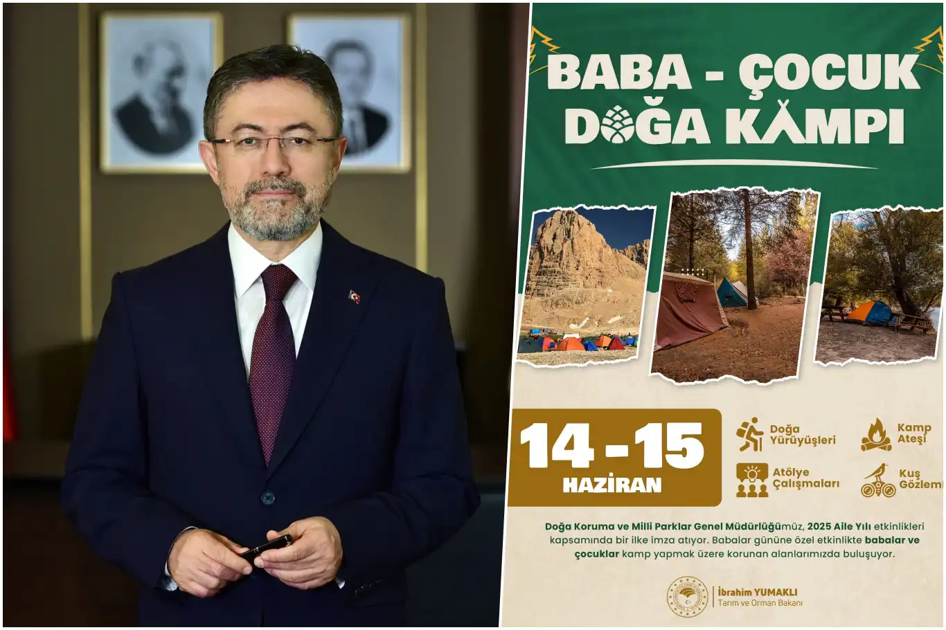 Bakanlıktan 19 ilde "Baba-Çocuk Doğa Kampı" Bakanlıktan 19 ilde "Baba-Çocuk Doğa Kampı"
