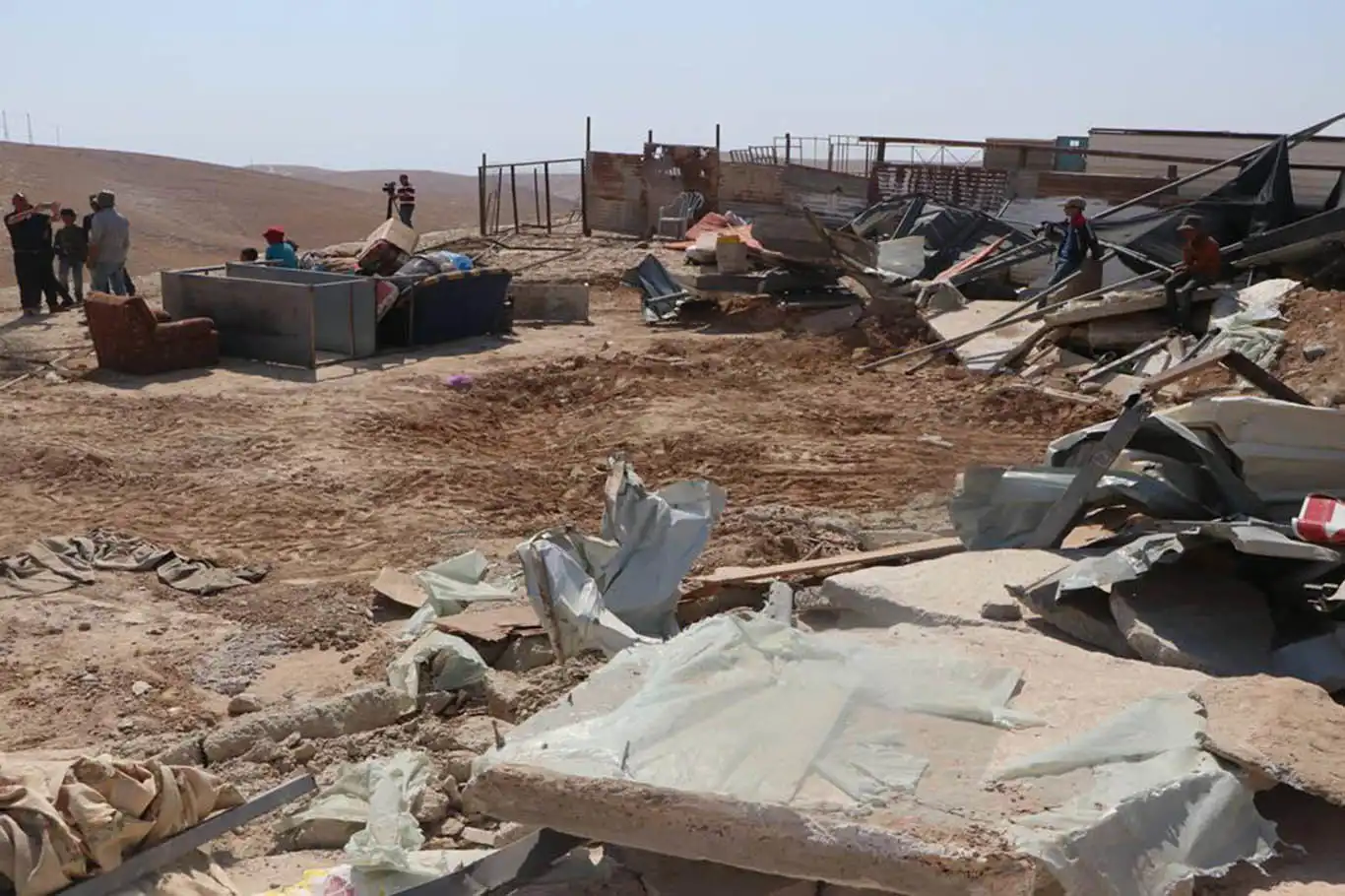 Israeli forces demolish agricultural structures near Ramallah Israeli forces demolish agricultural structures near Ramallah