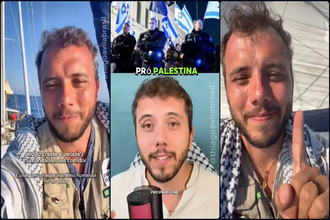 Brazilian activist begins hunger strike after detention on seized Gaza aid ship Brazilian activist begins hunger strike after detention on seized Gaza aid ship