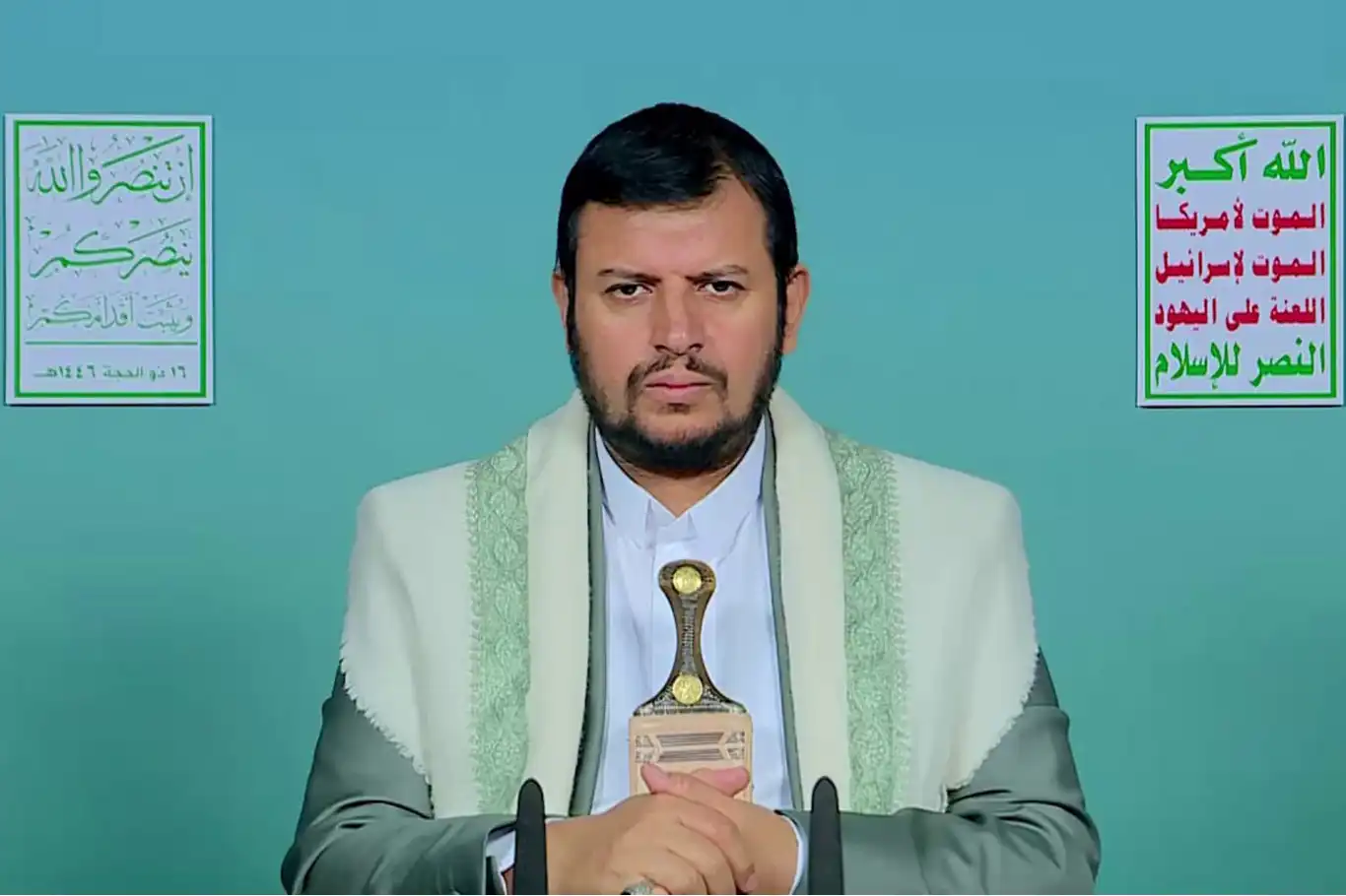 Ensarullah lideri Husi: Lübnan ve Suriye'ye yönelik işgal saldırıları direnişin şart olduğunu gösterdi Ensarullah lideri Husi: Lübnan ve Suriye'ye yönelik işgal saldırıları direnişin şart olduğunu gösterdi