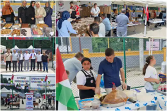 Sakarya'da ilkokul öğrencilerinden Filistin yararına kermes