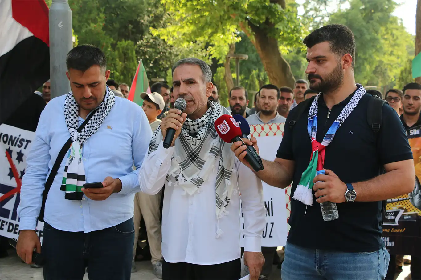Şanlıurfa’da Filistin için destek çağrısı: Zulme karşı susmayacağız