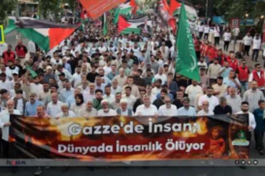 Diyarbakır rises for Gaza: Thousands march in support of Maghreb convoy