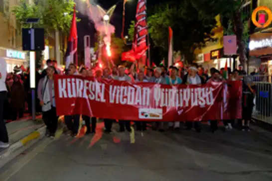 Van’dan “Küresel Vicdan Yürüyüşü”ne destek