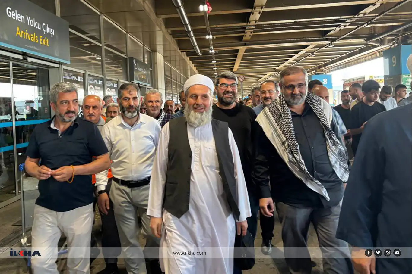 بەشداربووانی ڕێپێوانی جیهانی غەززە گەڕانەوە تورکیا