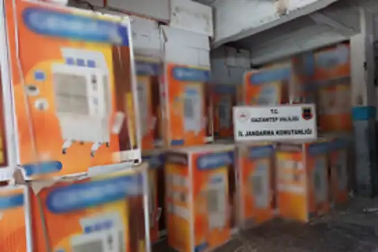 Gaziantep'te gümrük kaçağı yüzlerce klima ele geçirildi