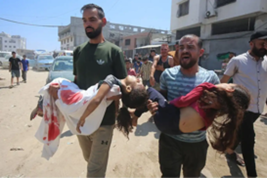 22 killed, dozens, injured as Israeli strikes hit tents, aid lines in Gaza