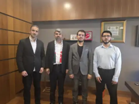 Filistin Diplomasi Merkezi’nden Milletvekili Dinç'e geçmiş olsun ziyareti 