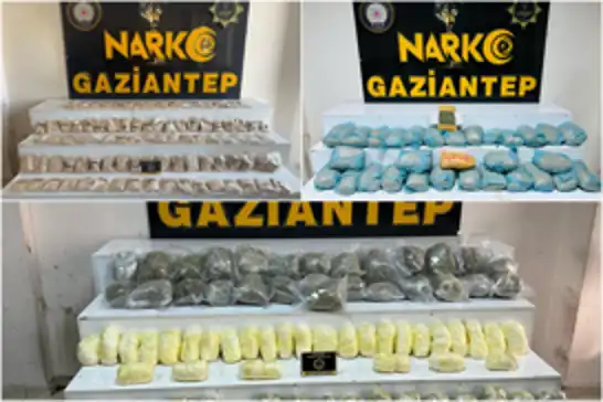 Gaziantep'te uyuşturucuyla mücadelede bin 505 kişi yakalandı
