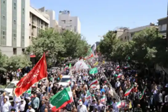 Gelê Îranê li dijî îşxalkerîya sîyonîst nerazîbûn nîşan da
