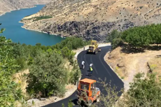 Malatya'da altyapı ve yol mesaisi devam ediyor