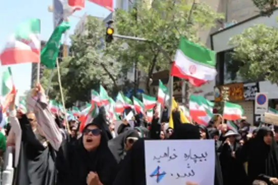 Millions in Iran march against Israeli aggression