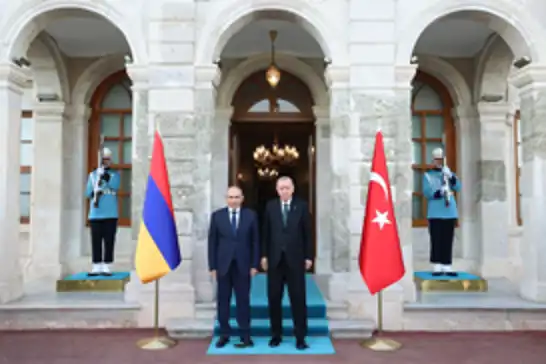 Cumhurbaşkanı Erdoğan Ermenistan Başbakanı Paşinyan'ı kabul etti