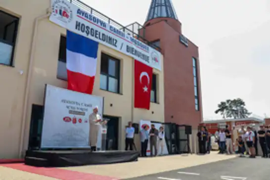 Fransa'da Ayasofya Camii'nin açılışı yapıldı