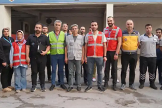 Hastanelerde tatbikat gerçekleştirildi