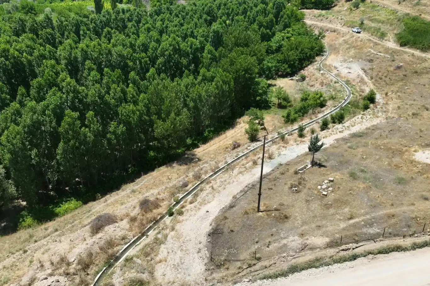 Büyükşehir Belediyesinden 6 bin metrekarelik sulama kanalı Büyükşehir Belediyesinden 6 bin metrekarelik sulama kanalı