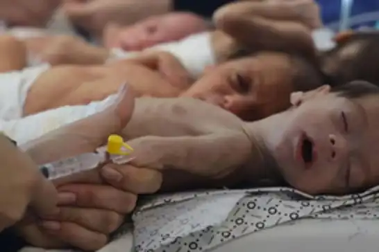 Gazze'de bir bebek daha yetersiz beslenme nedeniyle hayatını kaybetti 