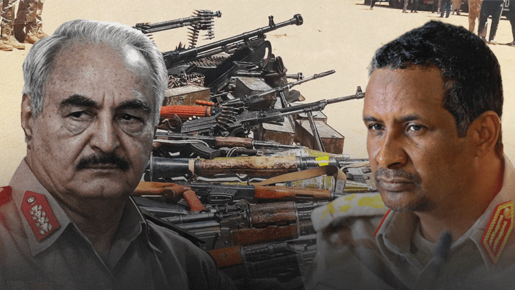 تسليم شحنة أسلحة جديدة لميليشيات حميدتي عبر الحدود الليبية وسط تحركات مريبة في دارفور تسليم شحنة أسلحة جديدة لميليشيات حميدتي عبر الحدود الليبية وسط تحركات مريبة في دارفور