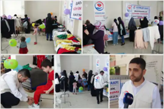 Batman'da bayram öncesi 100'ü aşkın yetim çocuk giydirildi