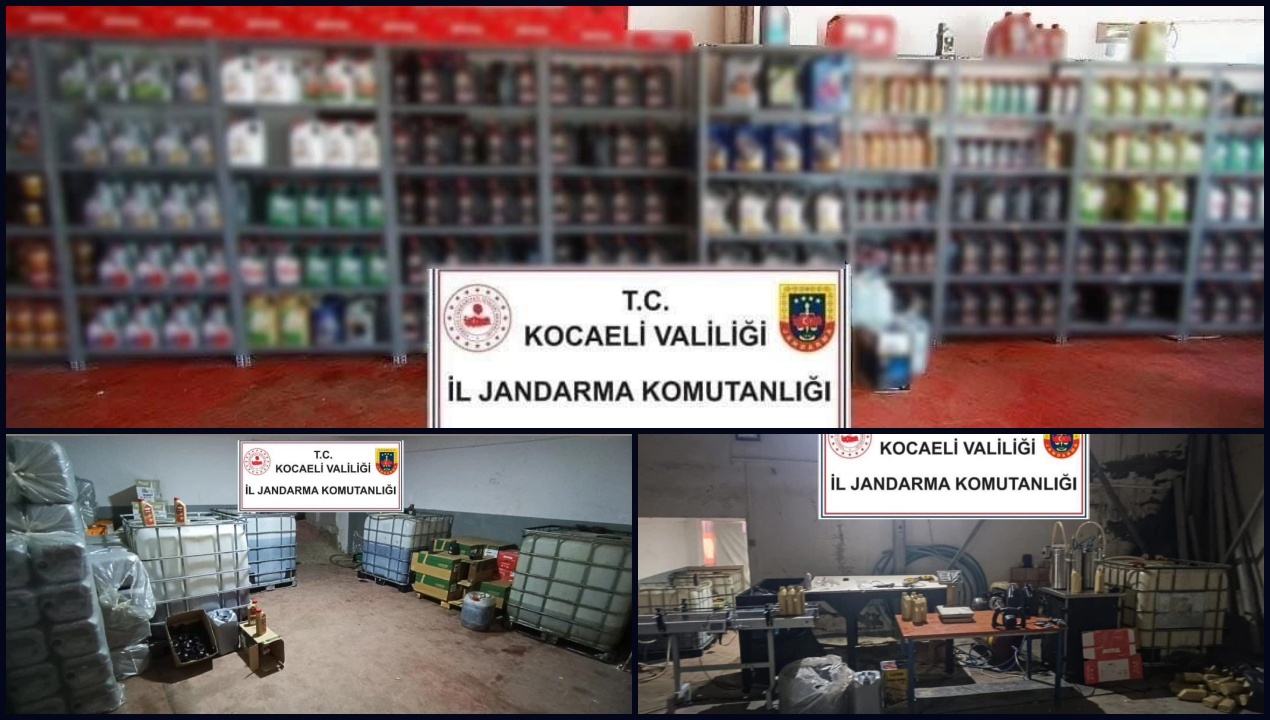 Kocaeli'de 11 bin 970 litre sahte madeni yağ ele geçirildi Kocaeli'de 11 bin 970 litre sahte madeni yağ ele geçirildi