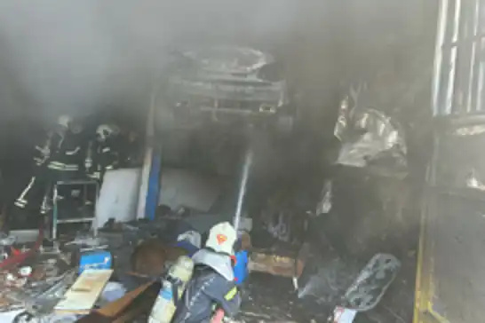 Kocaeli'de fabrika yangını