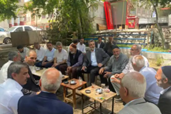HÜDA PAR Genel Başkan Yardımcısı Emiroğlu'ndan Solhan’a ziyaret