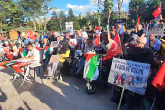 Engellilerden Gazze için anlamlı çağrı: Savaş dursun, insanlar engelli kalmasın