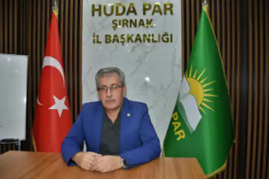 HÜDA PAR Şırnak İl Başkanı Yalçın'dan Kurban Bayramı mesajı