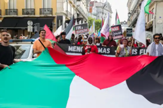 Portekiz halkı, Gazze’deki soykırıma karşı protesto düzenledi
