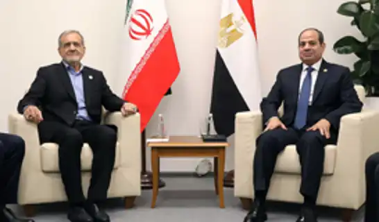 السيسي وبزشكيان يؤكدان ضرورة تفادي انزلاق المنطقة لصراع عسكري