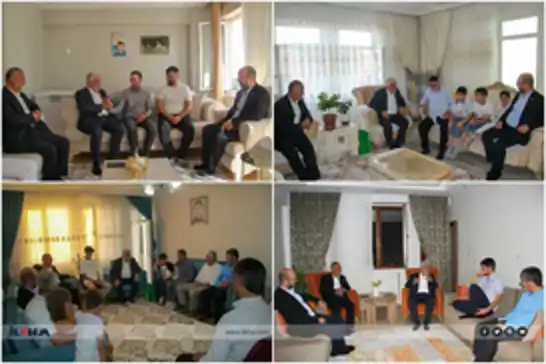 يابيجي أوغلو يعايد عائلات الجرحى الفلسطينيين  في أنقرة