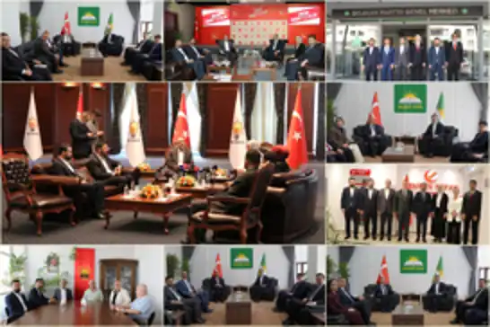 HÜDA PAR siyasi partilerle bayramlaştı