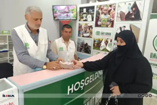 Woman in Batman chooses Gaza aid over Umrah trip