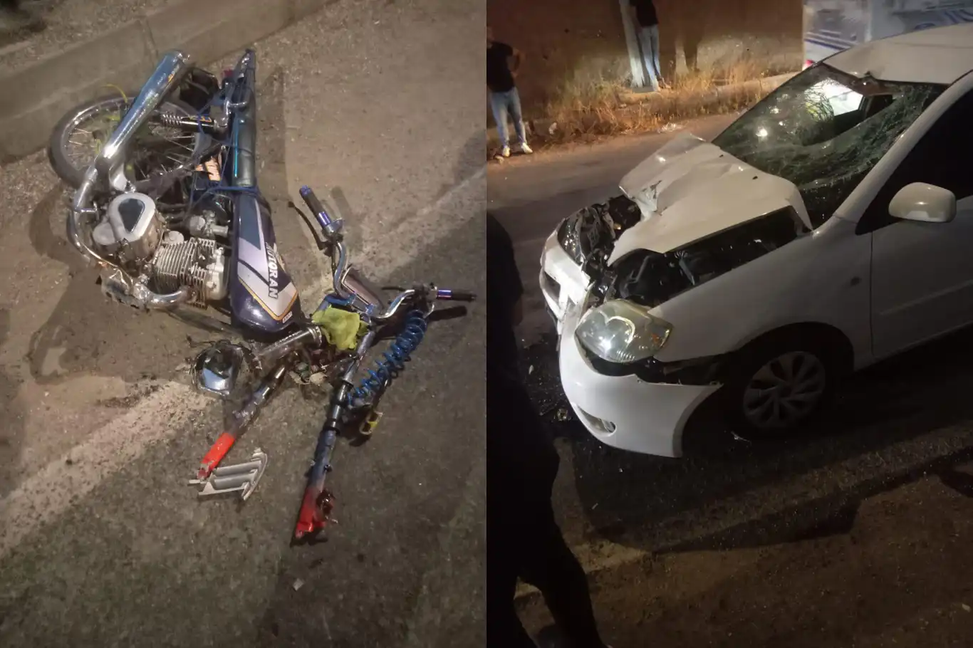 Otomobille çarpışan motosikletli ağır yaralandı Otomobille çarpışan motosikletli ağır yaralandı