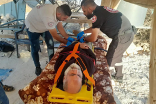 Israeli settlers brutally assault elderly Palestinian in southern Hebron