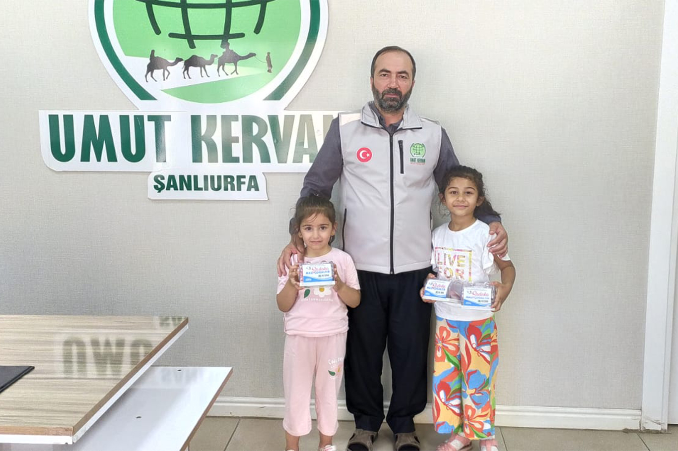 Şanlıurfalı kuzenlerden Gazze’ye anlamlı destek Şanlıurfalı kuzenlerden Gazze’ye anlamlı destek