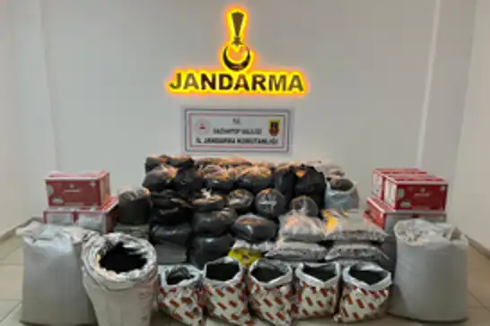  Gaziantep'te gümrük kaçağı çaya el konuldu