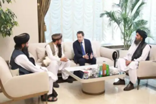 Afghan Deputy PM Baradar arrives in Azerbaijan for ECO summit