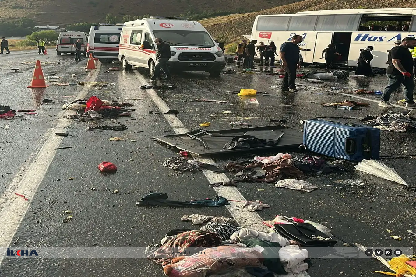 Di qezaya li Sêwasê de hejmarê mirî û birîndaran zêde bû: 4 mirî, 33 birîndar