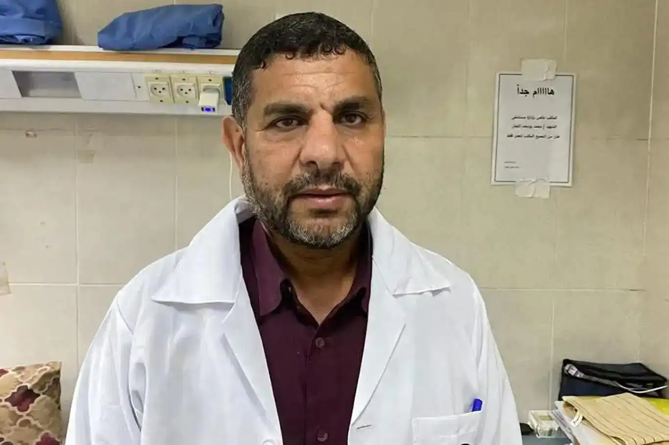 وەزارەتی تەندروستی غەززە: دکتۆر مەروان ئەلحیمس لەلایەن هێزەکانی داگیرکەرەوە دەستبەسەر کرا وەزارەتی تەندروستی غەززە: دکتۆر مەروان ئەلحیمس لەلایەن هێزەکانی داگیرکەرەوە دەستبەسەر کرا